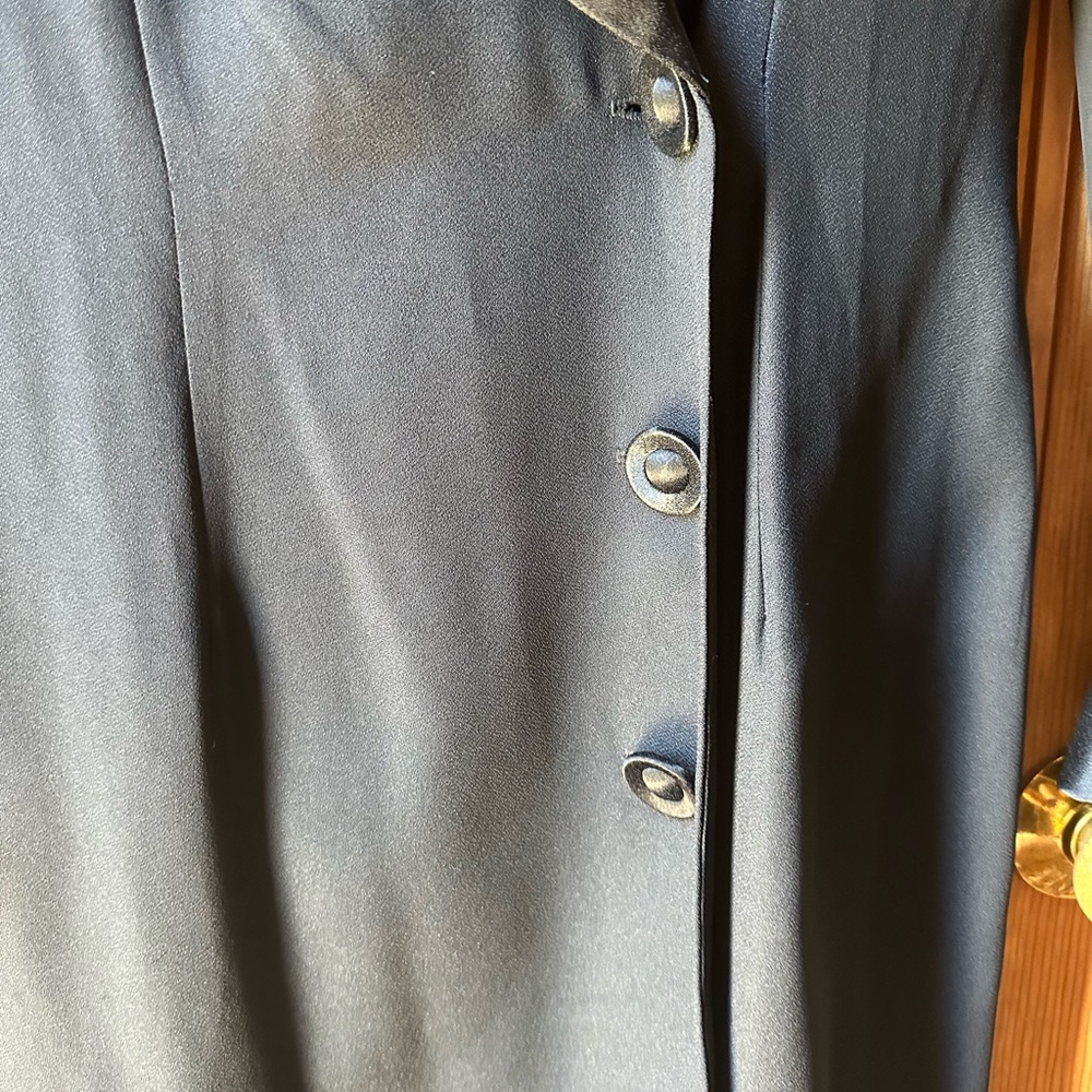 Vintage suit dress with sheer sleeves JR Nites - Picture 3 of 11